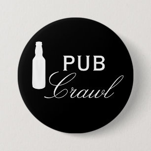 Pub Crawl Beer Day Drinks Button