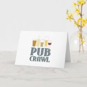 Pub Crawl Karte (Gelbe Blume)