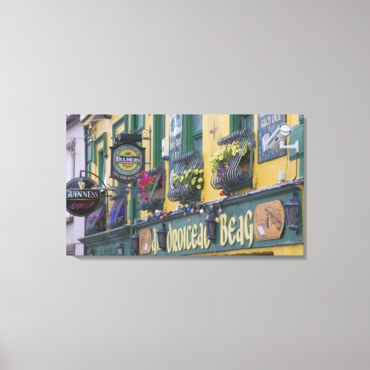 Pub, Dingle, Dingle Halbinsel, Landkreis Kerry, Leinwanddruck (Vorderseite)
