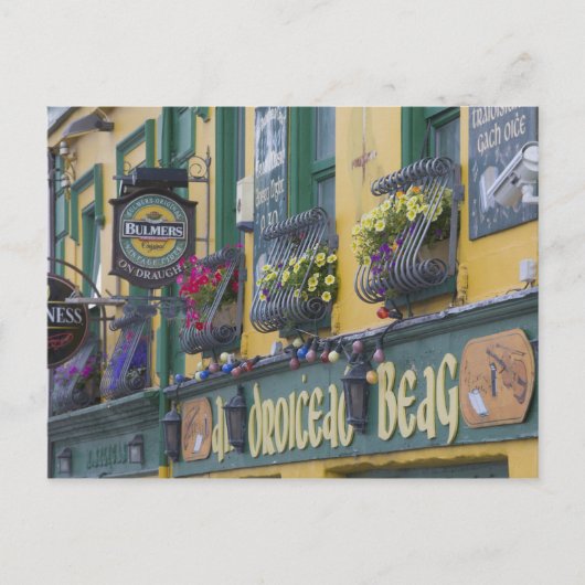 Pub, Dingle, Dingle Halbinsel, Landkreis Kerry, Postkarte (Vorderseite)