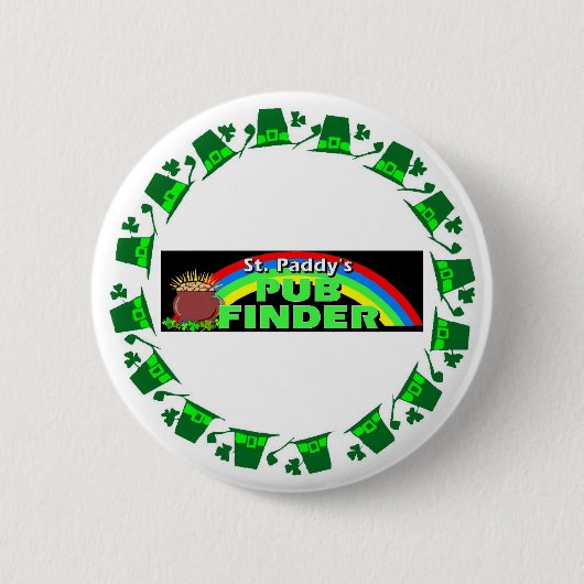 Pub Finder von St. Paddy Button (Vorderseite)