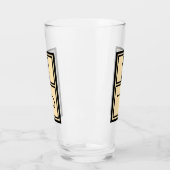 Pub Glas, Bier, Geschenk für ihn, Fischer Glas (Links)