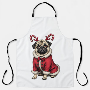 Pub Hund tragen Santa Anzug für Weihnachten Hund L Schürze