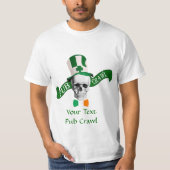Pub krabbelt St Patrick's Day T-Shirt (Vorderseite)