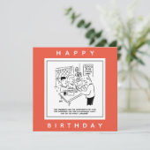 Pub Meetings und Pub Menu Cartoon Karte (Stehend Vorderseite)