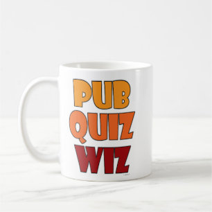 Pub Quiz Wiz Funny Trivia Challenge Design Kaffeetasse