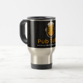Pub Talks Reisen Mug Reisebecher (Vorderseite Links)