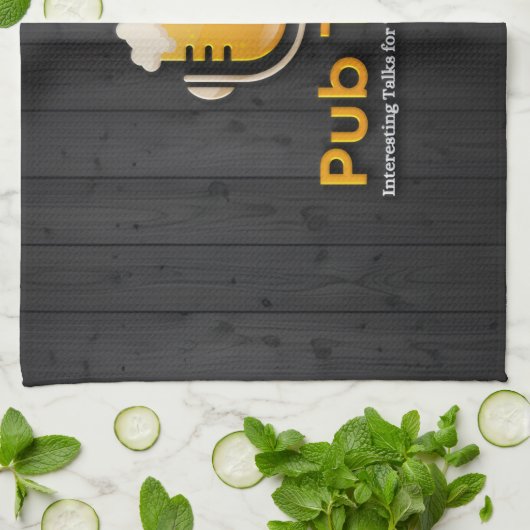 Pub Talks Teetuch Geschirrtuch (Gefaltet)