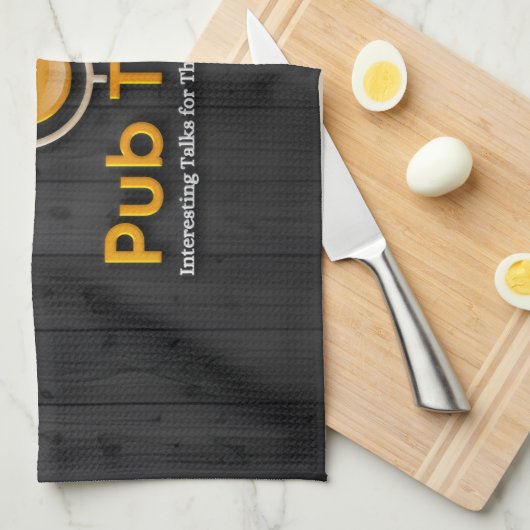 Pub Talks Teetuch Geschirrtuch (Viertel Falte)