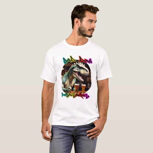 PUBASAURUS von BAD Dino T-Shirt (Vorne ganz)