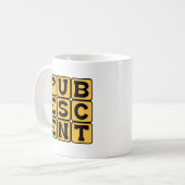 Pubescent, Bühne im Leben des Teenagers Kaffeetasse (Vorderseite Links)