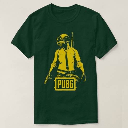 PUBG Krawatten-Typ T-Shirt (Design vorne)