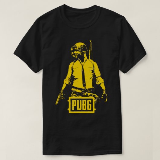 PUBG Krawatten-Typ T-Shirt (Design vorne)