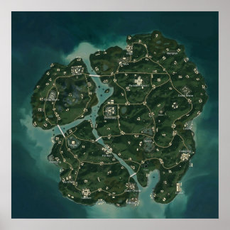 PUBG New Sanhok Savage 8192x8192 Poster