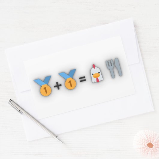 PUBG (nicht amtlich) - Hühnerabendaufkleber Rechteckiger Aufkleber (Umschlag)