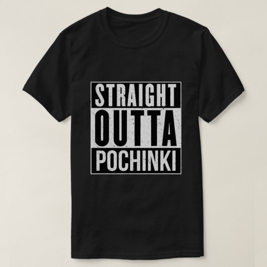 PUBG - Straight Outta Pochinki Wesentlichen T-Shir T-Shirt (Design vorne)