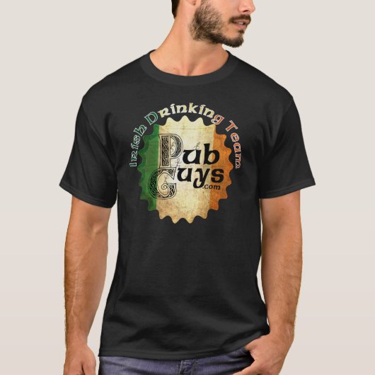 PubGuys irisches trinkendes Team T-Shirt (Vorderseite)