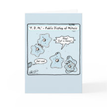 "Public Display of Mitosis" Valentinstag Card