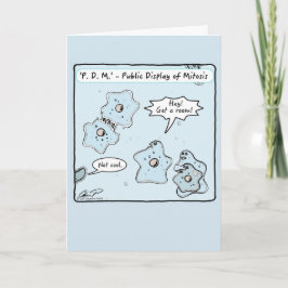 "Public Display of Mitosis" Valentinstag Card Feiertagskarte