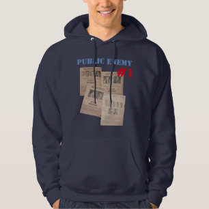 Public Enemy Nummer 1 Poster-Hoodie-Design Hoodie