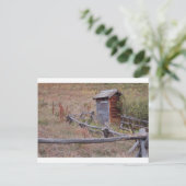 Public Outhouse Postkarte (Stehend Vorderseite)