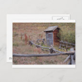Public Outhouse Postkarte (Vorne/Hinten)