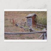 Public Outhouse Postkarte (Vorderseite)