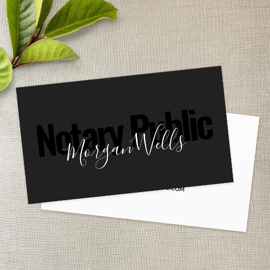 Public Signary Agent Business Card Visitenkarte