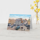 Public Square at Hagerstown Maryland Karte (Gelbe Blume)