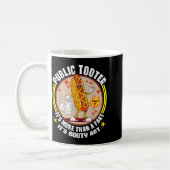 Public Tooter Funny Inappropriate Embarring Adult Kaffeetasse (Links)