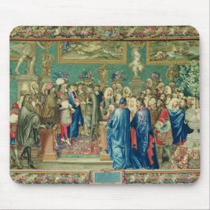 Publikum bewilligt von Louis XIV der Zählung Mousepad