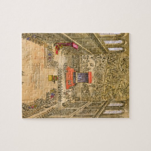 Publikums-Kapelle in Vatikan (Farbstich) Puzzle (Horizontal)