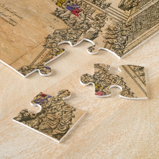 Publikums-Kapelle in Vatikan (Farbstich) Puzzle (Seite)