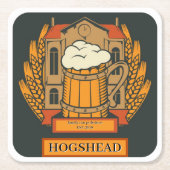 Pubs, Bars Beer Square Mat Untersetzer (Vorderseite)