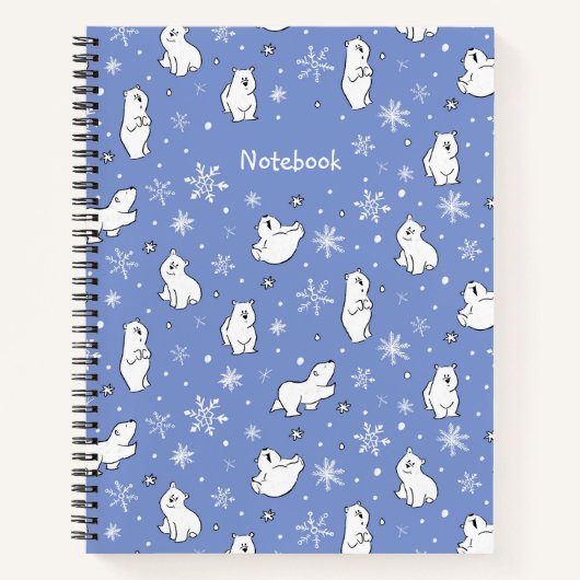 Pubs und Schneeflocken für Polarbären - Persönlich Notizblock (Vorderseite)