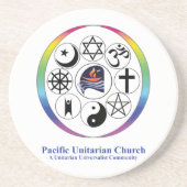 PUC Logo-Untersetzer Sandstein Untersetzer (Vorne)