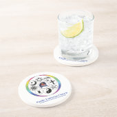 PUC Logo-Untersetzer Sandstein Untersetzer (Seite)