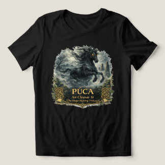 Púca Folklore - An Cleasaí Sí (Der Feen-Schalk) Tri-Blend Shirt