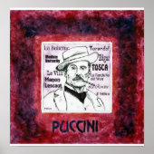 PUCCINI-Druck Poster (Vorne)