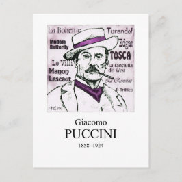 Puccini Postkarte