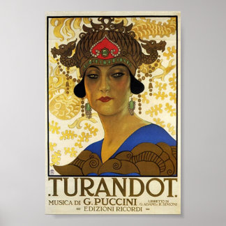 Puccini / Turandot Poster