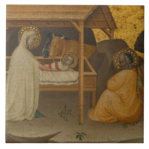 Puccio di Simone - Die Krippe Fliese