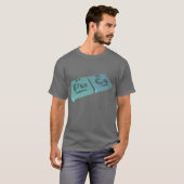 Puce als PU-Plutonium und Cer-Cer T-Shirt (Vorne ganz)