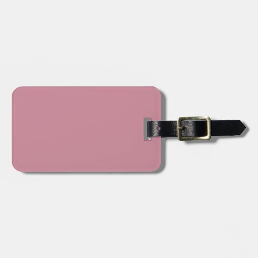 Puce Pink Gepäckanhänger (Vorderseite horizontal)