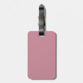 Puce Pink Gepäckanhänger (Rückseite vertikal)