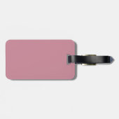 Puce Pink Gepäckanhänger (Rückseite horizontal)