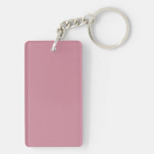 Puce Pink Schlüsselanhänger (Rückseite)