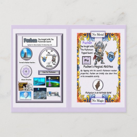 Puchan - Ritter Plutonium Sword Postkarte (Vorderseite)