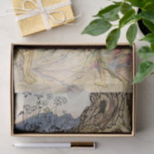 "Puck and a Fairy" Wasserfarbe von Arthur Rackham Seidenpapier (Geschenk)