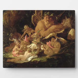 Puck and Fairies vom "Traum der Sommernacht" Fotoplatte